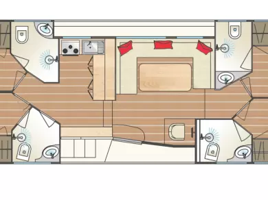 Hyra Kanalbåt med eller utan skeppare Tip-Top Chioggia 