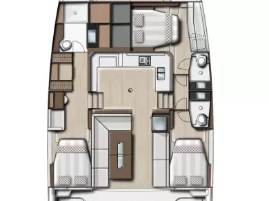 Yacht charter Marsh Harbour billig Bali Catspace Voile