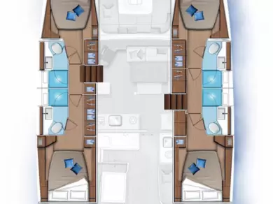 Yacht charter Marsh Harbour billig Lagoon 46