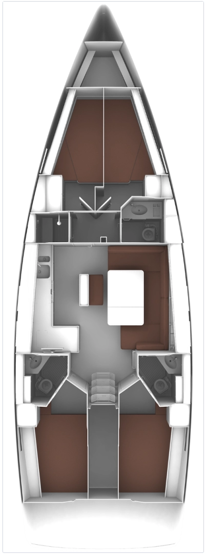 Bavaria Cruiser 46 charter bareboat eller skeppad i Punat