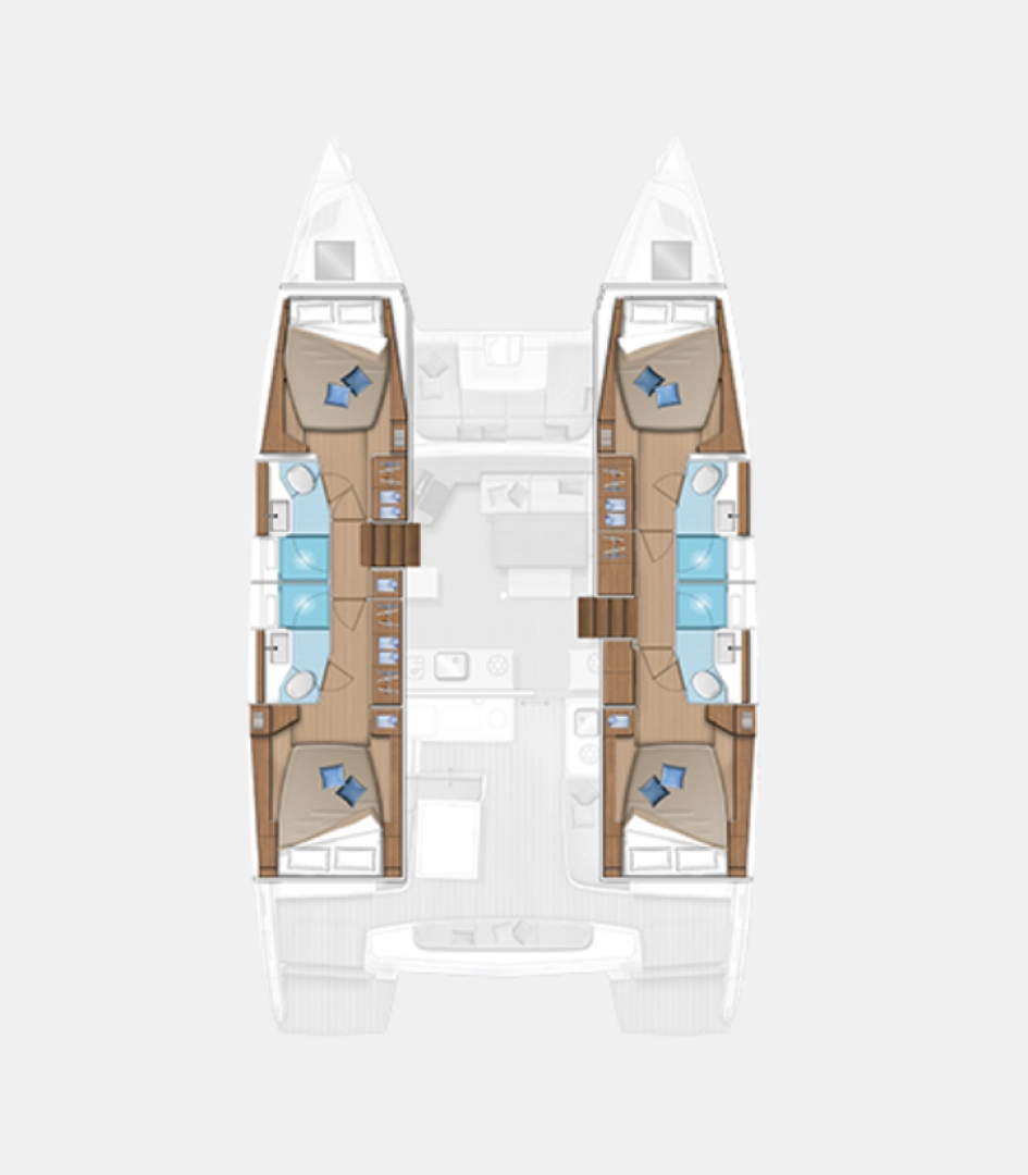 Katamaran  för uthyrning Alimos till det bästa priset 