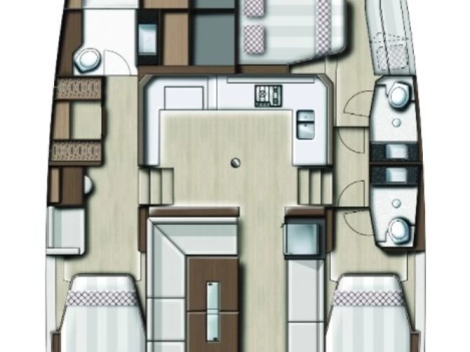 Uthyrning Katamaran  i Lefkáda - Bali Catamarans Bali Catspace Voile