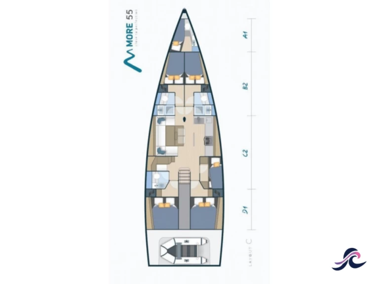 Hyra Segelbåt  med eller utan skeppare More Boats Donji Seget 