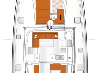 Yacht charter Fethiye billig Excess 11