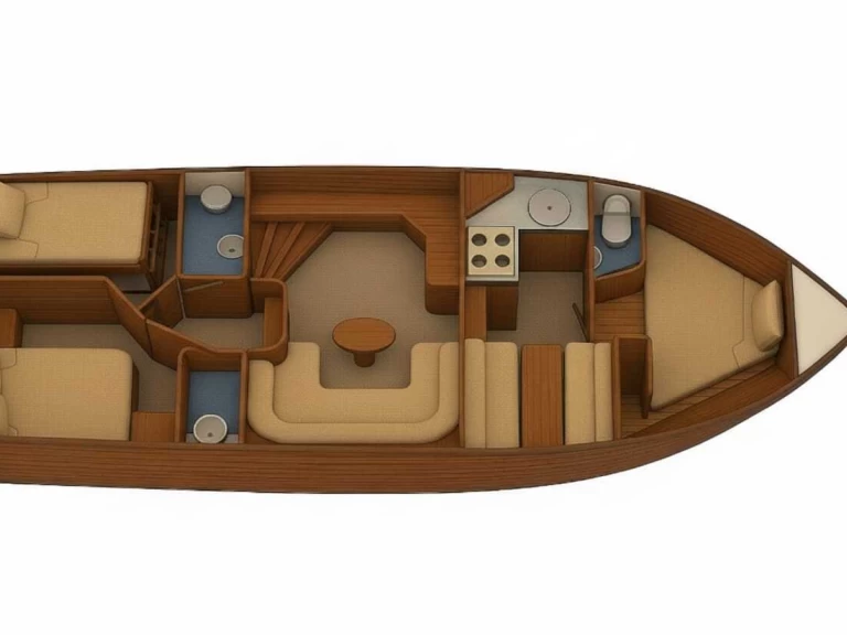 Yacht charter Waren (Müritz) billig Aqua Yacht 1200