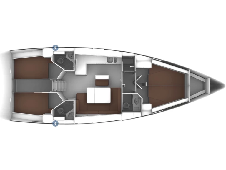 Bavaria Bavaria Cruiser 46[G] charter bareboat eller skeppad i Harstad