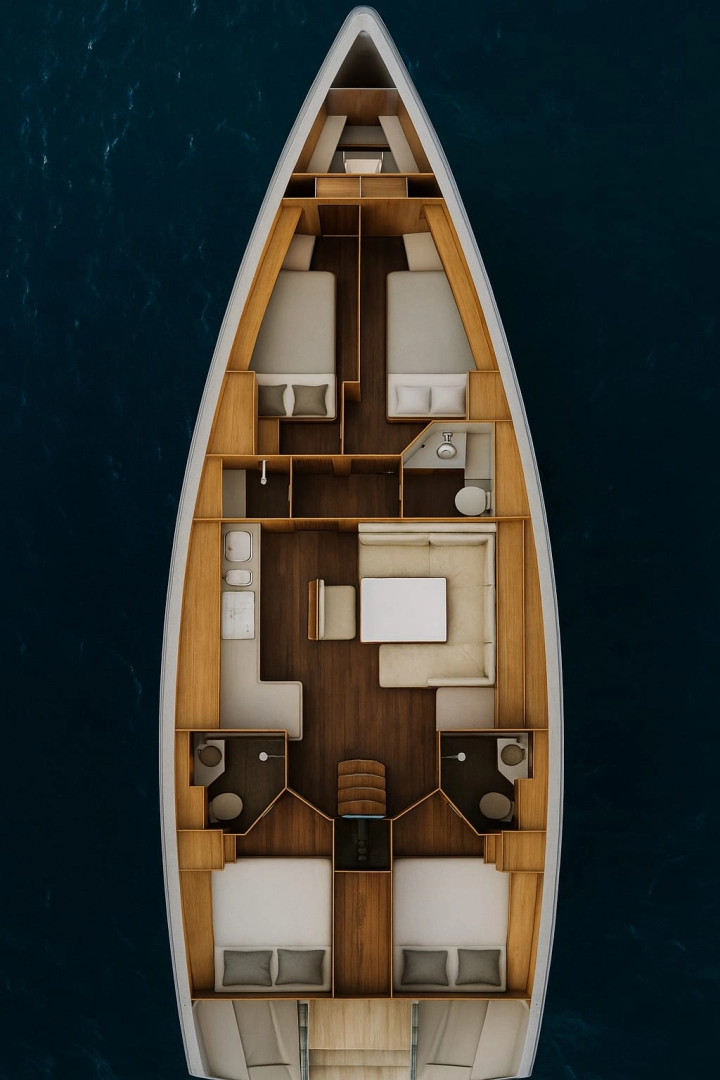 Uthyrning Segelbåt  i Heiligenhafen - Bavaria Cruiser 45