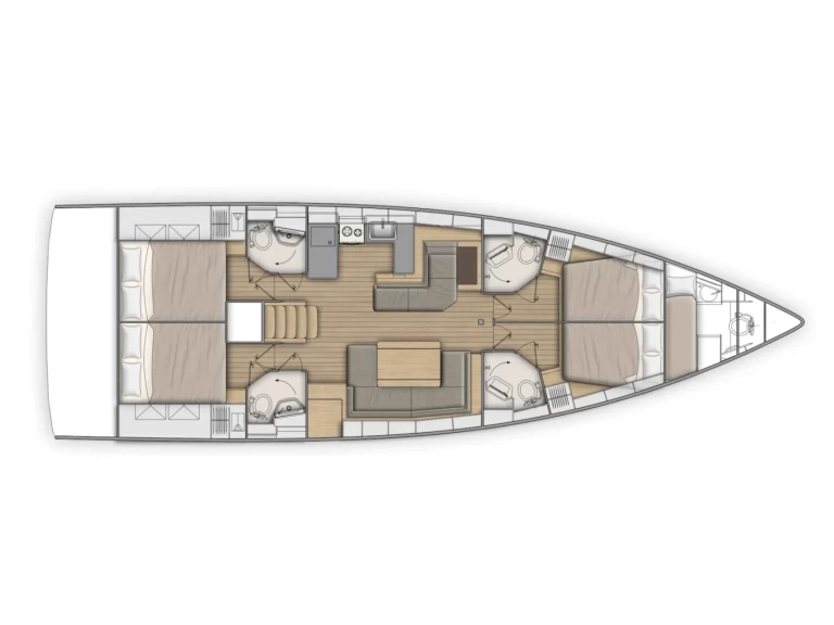 Bénéteau Oceanis 51.1 charter bareboat eller skeppad i Primošten 