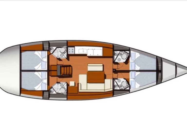 Hyra Segelbåt  med eller utan skeppare Jeanneau Palermo 