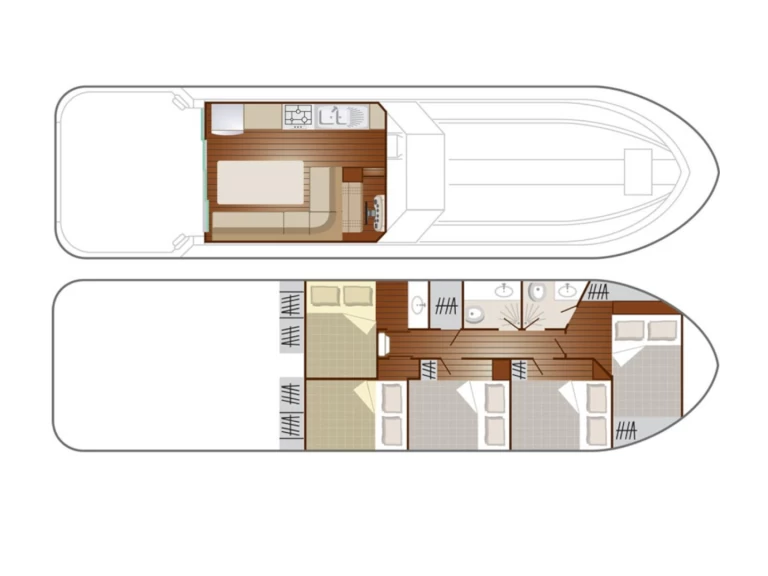 Uthyrning Sablé-sur-Sarthe - Nicols Yacht Confort Groupe XL 8-12 p. av Samboat 