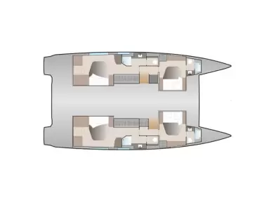 Uthyrning Katamaran  i Porto-Vecchio - Fountaine Pajot Aura 51