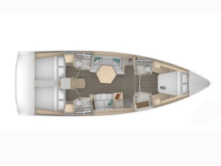 Dufour Dufour 44 charter bareboat eller skeppad i Palermo