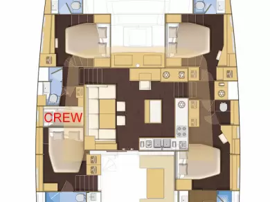 Uthyrning Elliniko  - Lagoon Lagoon 560 S2 av Samboat 