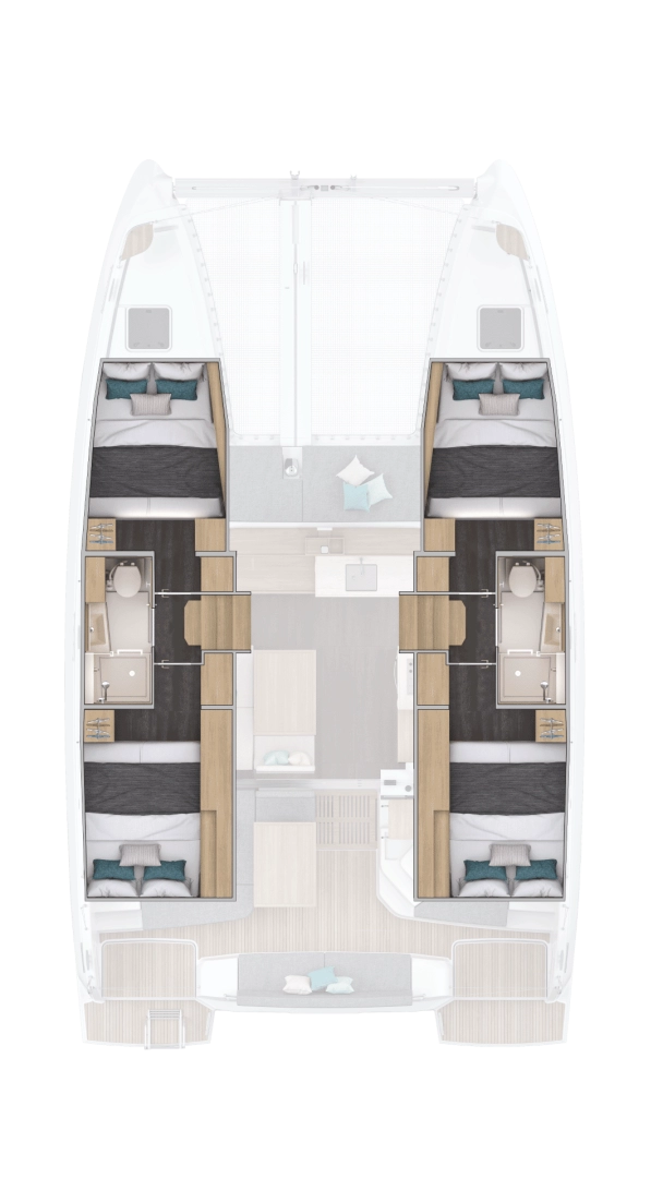 Uthyrning Katamaran  i Pomer - Lagoon Lagoon 38 - 4 cab.