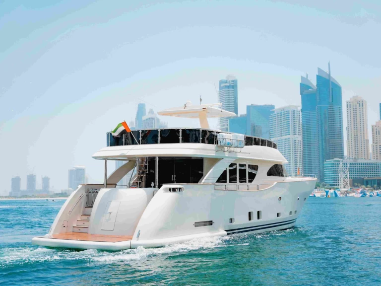Lyx yacht för uthyrning Dubai Marina till det bästa priset 