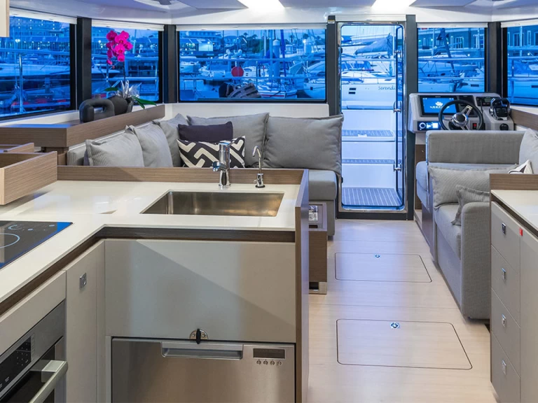 Yacht charter Rodney Bay billig Leopard 40 Powercat