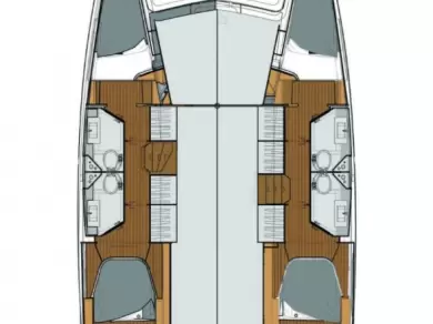 Uthyrning Katamaran  Fountaine Pajot med en båtlicens 