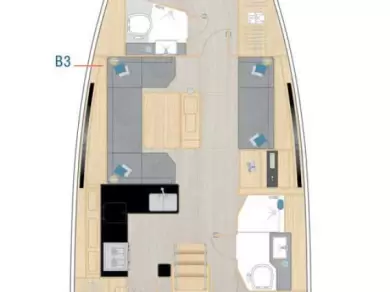 Hanse Hanse 410 charter bareboat eller skeppad i Šibenik 