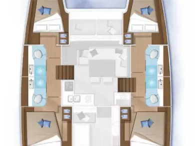 Lagoon Lagoon 40 charter bareboat eller skeppad i Pula 