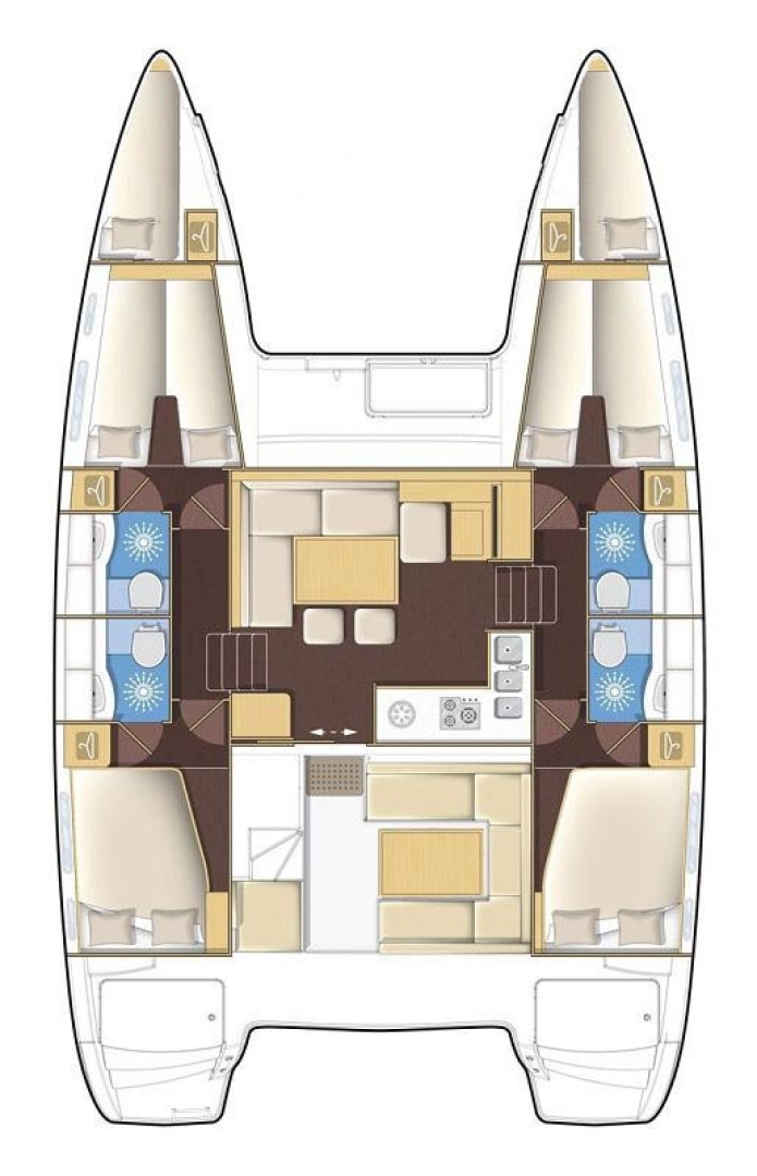 Yacht charter Pula  billig Lagoon 400 S2