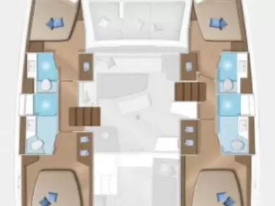 Lagoon Lagoon 42 charter bareboat eller skeppad i Trogir 