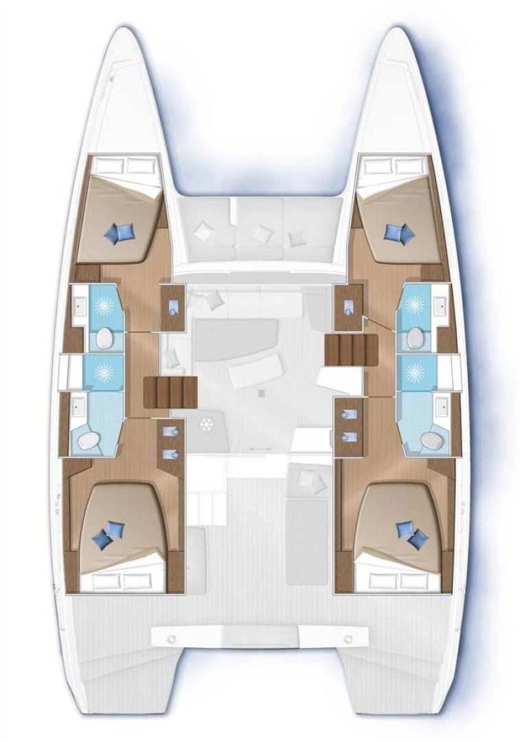 Uthyrning Katamaran  Lagoon med en båtlicens 