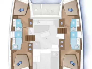 Uthyrning Katamaran  Lagoon med en båtlicens 