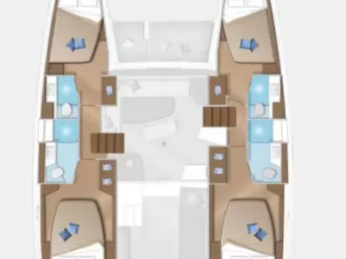 Lagoon Lagoon 42 Millenium charter bareboat eller skeppad i Pula 