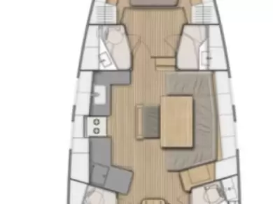Bénéteau Oceanis 46.1 Performance Line - 3 cab. charter bareboat eller skeppad i Golfo Aranci