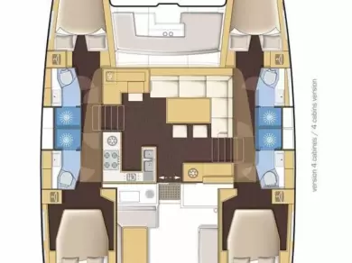 Lagoon Lagoon 450 charter bareboat eller skeppad i Palma de Mallorca