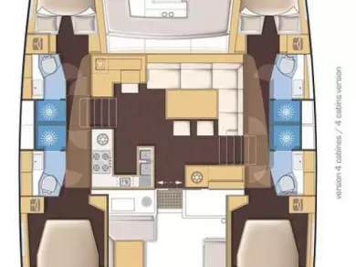 Uthyrning Palma de Mallorca - Lagoon Lagoon 450 F av Samboat 