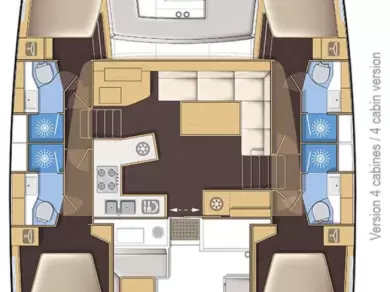 Uthyrning Katamaran  Lagoon med en båtlicens 