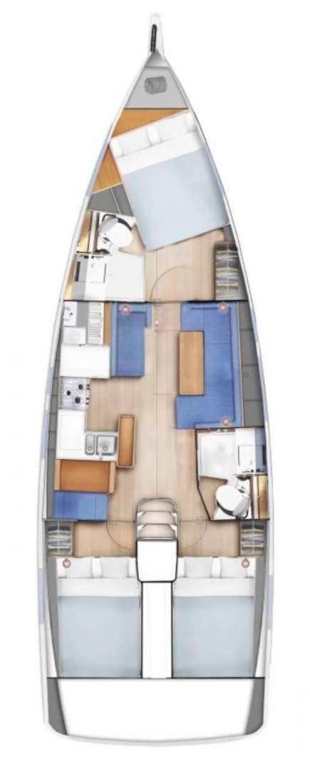 Hyr en Jeanneau Sun Odyssey 410 Gouvia 