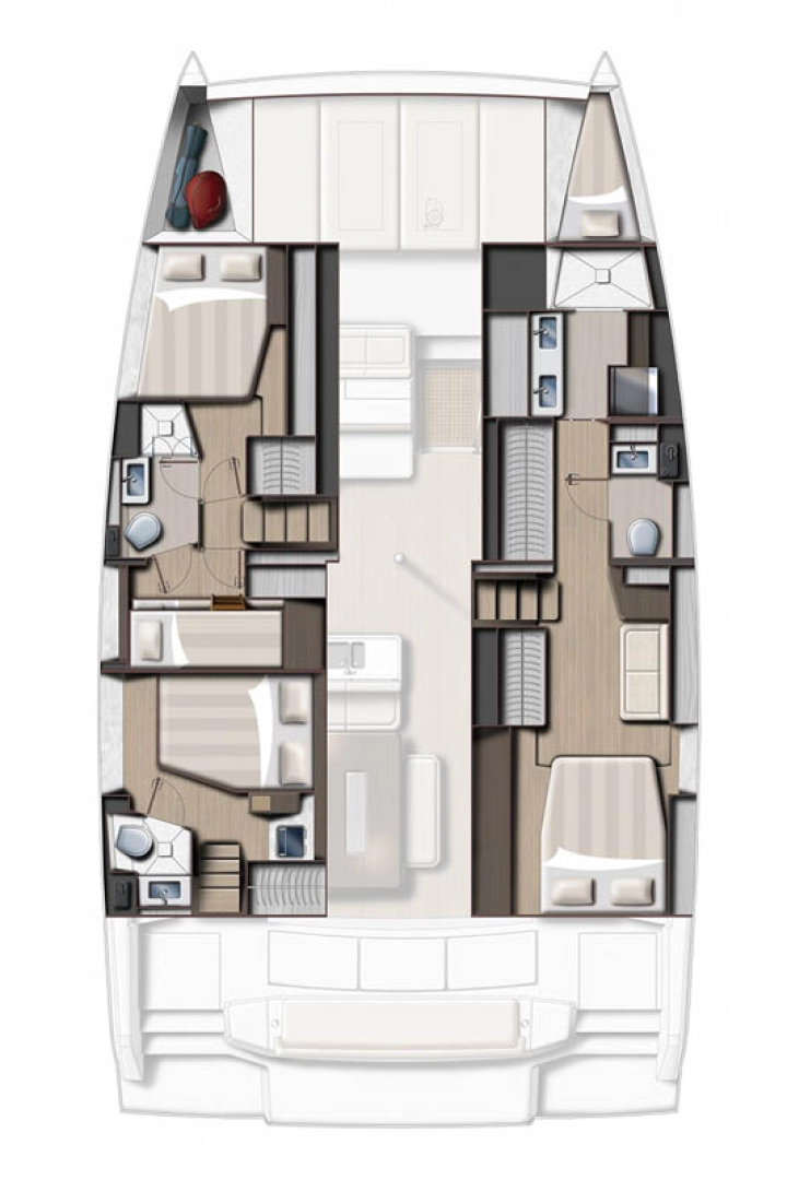 Bali Bali 4.6 charter bareboat eller skeppad i Eden Island