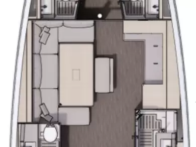 Dufour Dufour 470 charter bareboat eller skeppad i Gocek