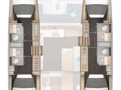 Uthyrning Katamaran  i Palma de Mallorca - Lagoon Lagoon 43