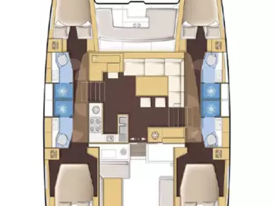Lagoon Lagoon 450 F charter bareboat eller skeppad i Road Town
