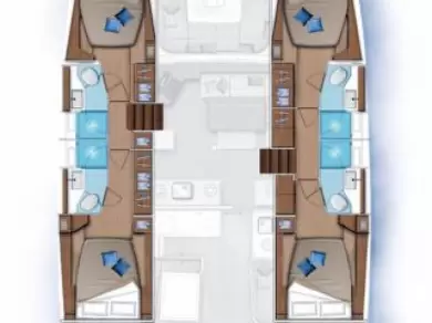 Yacht charter Donji Seget billig Lagoon 46