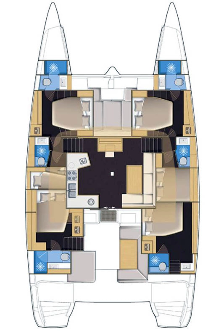 Uthyrning Elliniko  - Lagoon Lagoon 52 F av Samboat 