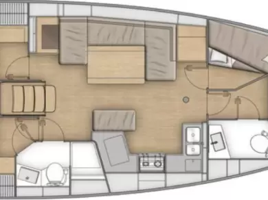 Yacht charter Donji Seget billig Oceanis 40.1