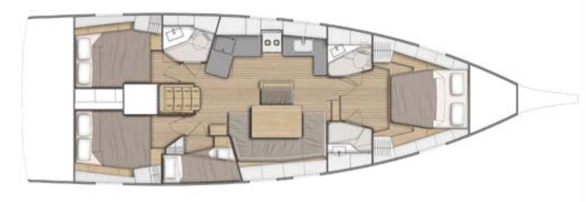 Bénéteau Oceanis 46.1 charter bareboat eller skeppad i Komolac