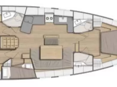 Bénéteau Oceanis 46.1 charter bareboat eller skeppad i Komolac