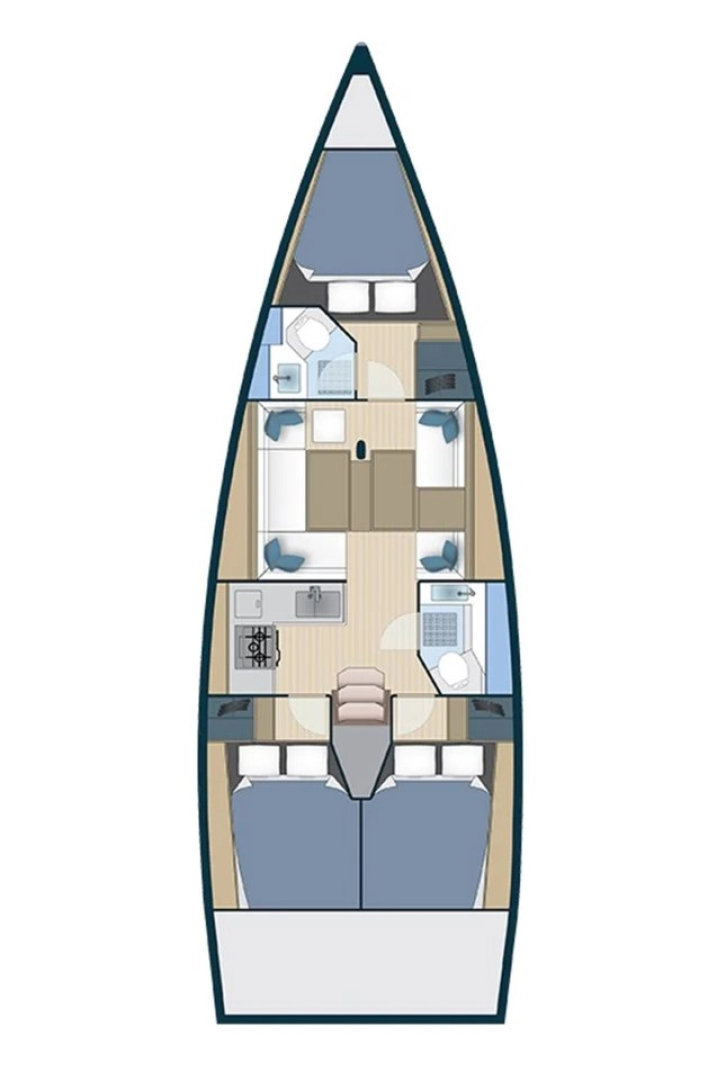 Yacht charter Kaštela billig More 40