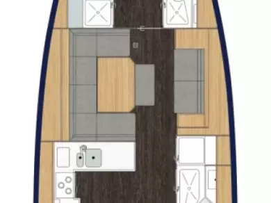 Bavaria Bavaria C45 charter bareboat eller skeppad i Split 