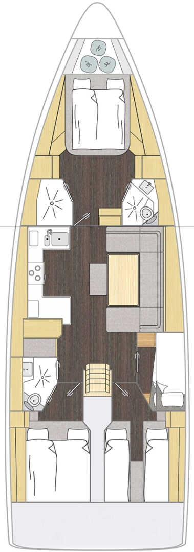 Uthyrning Split  - Bavaria Bavaria C46 av Samboat 