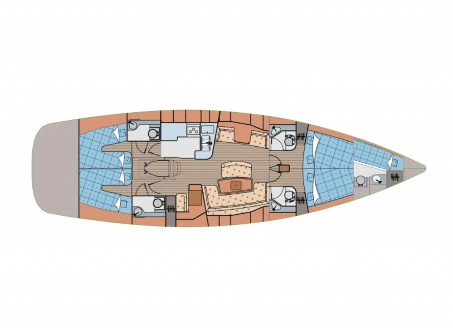 Elan Impression 514 charter bareboat eller skeppad i Pirovac