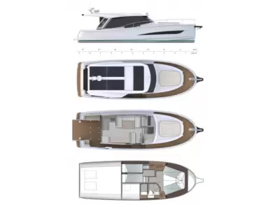 Greenline Yachts Greenline 39 charter bareboat eller skeppad i Biograd Na Moru