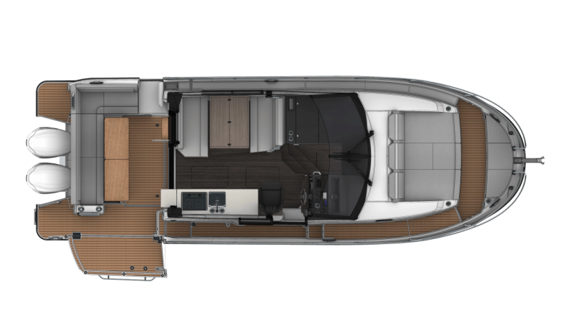 Hyr en Jeanneau Merry Fisher 1095 Fly Serie2 Biograd Na Moru 