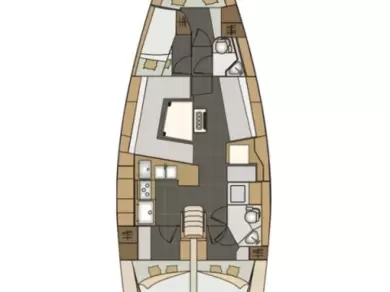 Elan Impression 45 charter bareboat eller skeppad i Izola