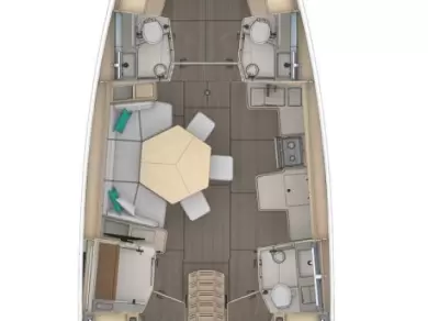 Dufour Dufour 44 charter bareboat eller skeppad i Preveza